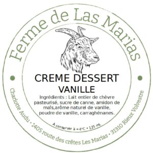 Crème dessert vanille