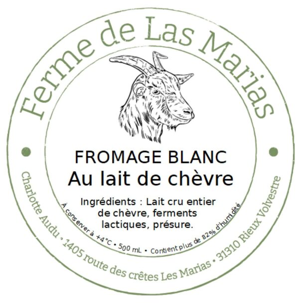 Fromage blanc 500g