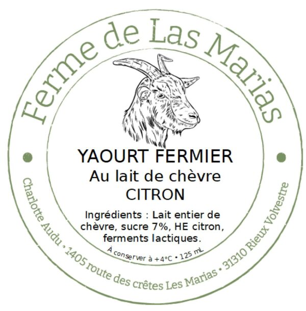 Yaourt citron