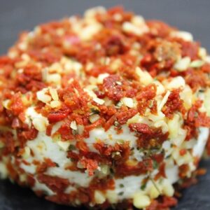 Gros crottin frais bruschetta